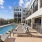 Swimming pool with seating